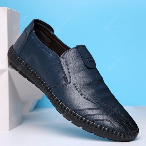 22 Autumn Winter Men's Casual Lace Shoes Male Leather Shoes