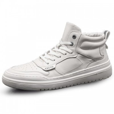 22 High-top Flat White Shoes Men's Fashion Casual Sports Shoes Sneakers