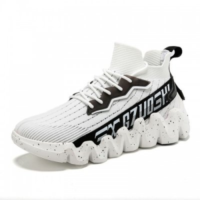 22 Men Cushioning Platform Sports Shoes Big Size Fashion Breathable Running Socks 111