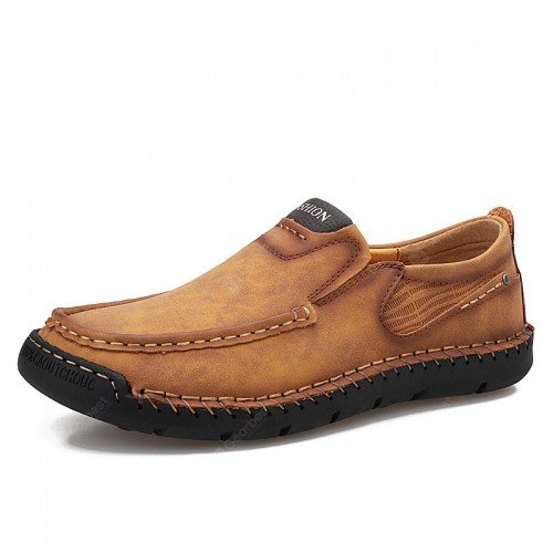 22 Men's Casual Fashion Printed Suede Shoes