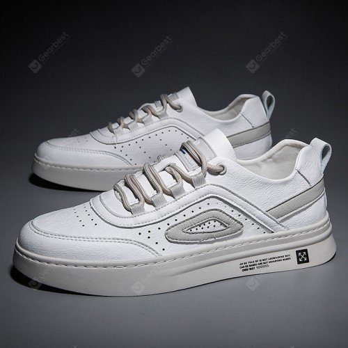 22 Korean Youth Casual Walking Shoes Men's Handmade Flat White Shoes