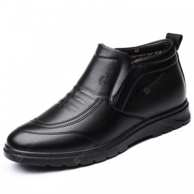 22 Autumn and Winter Men's Plus Velvet Warm Casual Cotton Shoes