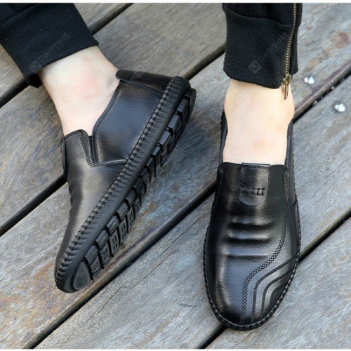 22 Autumn Winter Men's Casual Lace Shoes Male Leather Shoes