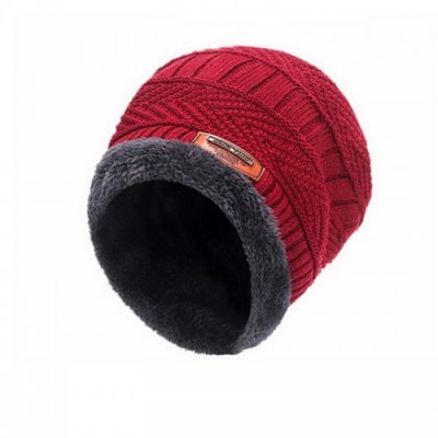 22 Winter scarf Beanie Hat For Men Winter Scarf Cap Knitted Hat Women Thick Wool Neck foulard Cap Mask Bonnet Hats