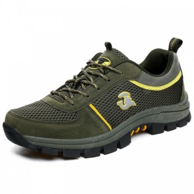 22 Male Fashion Outdoor Climbing Shoes Breathable Mesh Upper