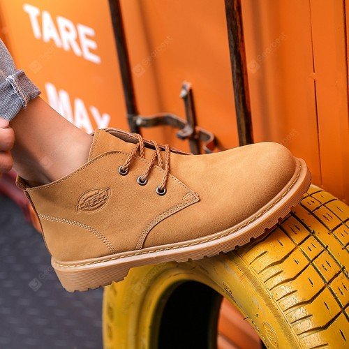 22 Autumn and Winter Men High Shoes Thick Platform Tooling Boot