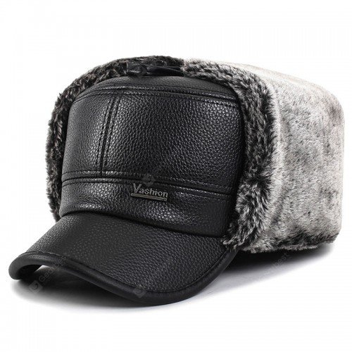 22 Male Plus Velvet Warm Bomber Hat Fashion Furry Cap Ear Protection