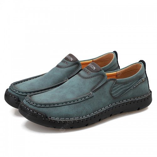 22 Men's Casual Fashion Printed Suede Shoes