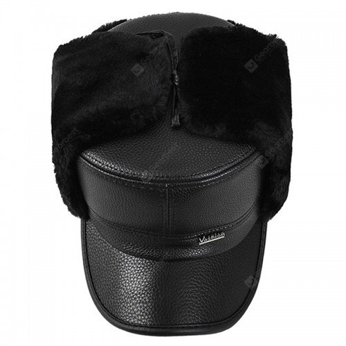 22 Male Plus Velvet Warm Bomber Hat Fashion Furry Cap Ear Protection