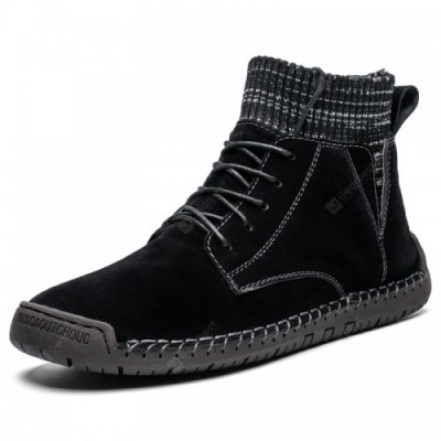 22 Leather Large Size Breathable Soft Men Casual Shoes