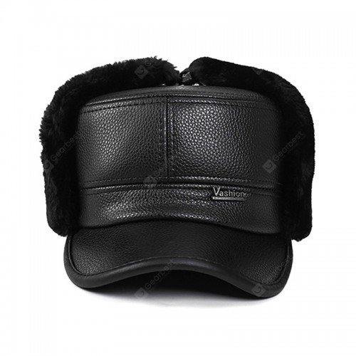 22 Male Plus Velvet Warm Bomber Hat Fashion Furry Cap Ear Protection