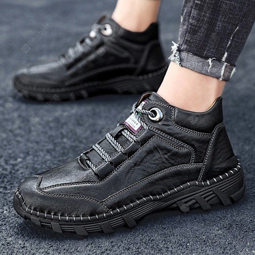 22 Autumn and Winter High Top Boots Large Size Outdoor Casual Tooling Shoes Fashion All-match for Men