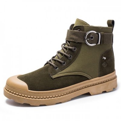 22 Men Fashion Shoes British Style Round Toe High-top Casual Boots