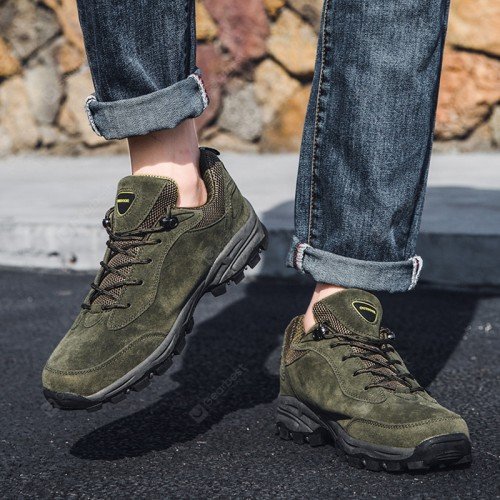 22 Men's Mountaineering Outdoor Sports Shoes Handmade Lace Up Sneaker