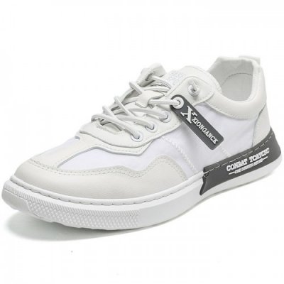 22 Men Sneaker Round Toe Lace-Up Canvas Flat Shoes Comfortable Casual Footwear 111