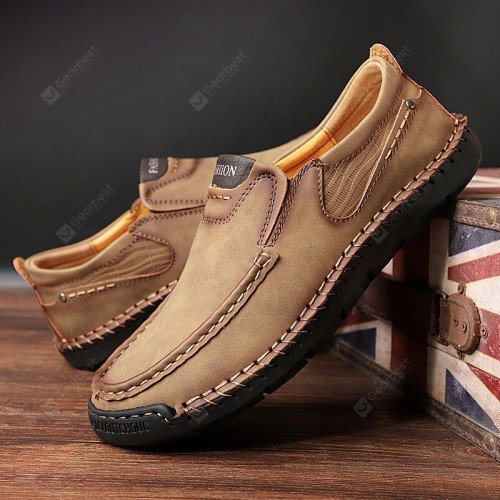 22 Men's Casual Fashion Printed Suede Shoes