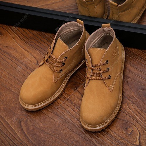 22 Autumn and Winter Men High Shoes Thick Platform Tooling Boot