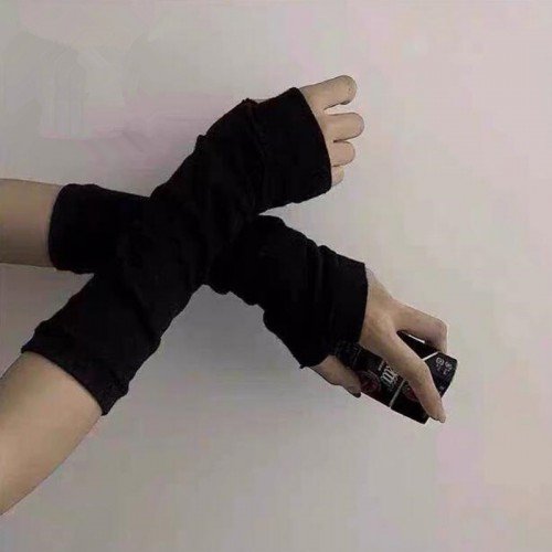 22 Anime Glove Cosplay Darkly Ninja Mitten Oversleeve Man Women Fashion Sun Block Keep Warm Cuff