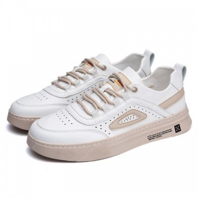 22 Korean Youth Casual Walking Shoes Men's Handmade Flat White Shoes