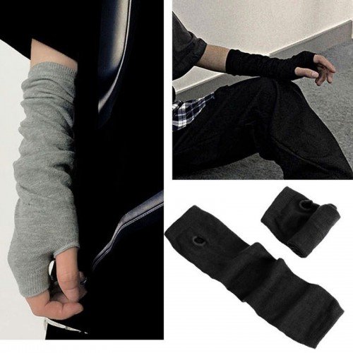22 Anime Glove Cosplay Darkly Ninja Mitten Oversleeve Man Women Fashion Sun Block Keep Warm Cuff
